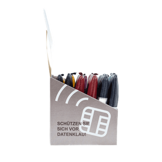Key Case in the Display, Leather, VE12, RFID Shielding
