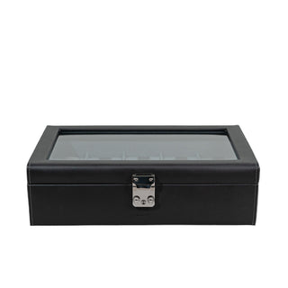 Bekijk Case Infinity voor 10 horloges leer