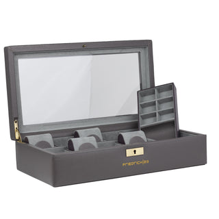 8er Watch Case, echt leer