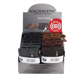 Key Case in het display, leer, VE20