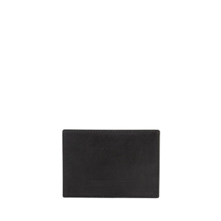 Credit card case leather with RFID NFC scan protection TÜV checked