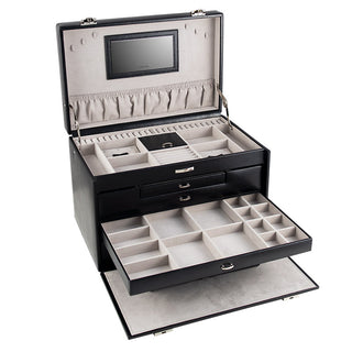 CLASSICO Jumbo Schmuckkoffer XXL mit Tresor-Etui