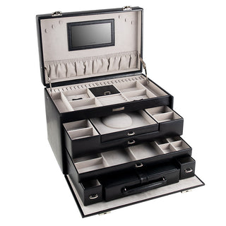 CLASSICO Jumbo Schmuckkoffer XXL mit Tresor-Etui