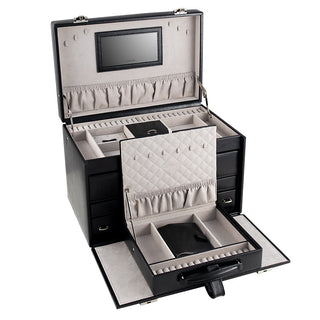 CLASSICO Jumbo Schmuckkoffer XXL mit Tresor-Etui