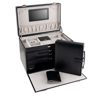 CLASSICO Jumbo Schmuckkoffer XXL mit Tresor-Etui