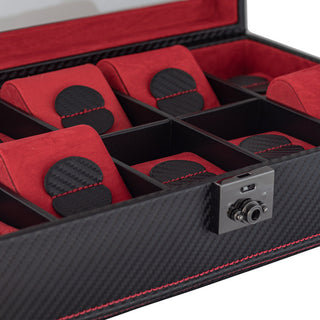 10 -Seater Case Carbon voor XXL -horloges, uitbreidbaar tot 20 uur