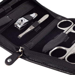 6 TLG. Manicure Set met 2 schaar en nagelclip