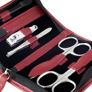6 TLG. Manicure Set met 2 schaar en nagelclip