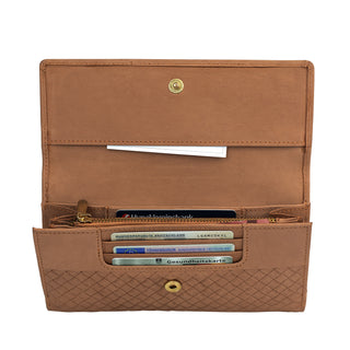 Geldbörse Cloe mit Handyfach, Rindsleder, RFID