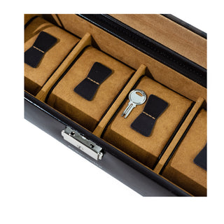 Bond watch case for 4 watches with glass lid