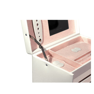 CLASSICO Schmuckkoffer Echt-Leder rosé Edition