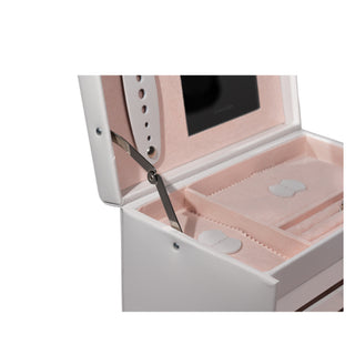 CLASSICO Schmuckkoffer Echt-Leder rosé Edition