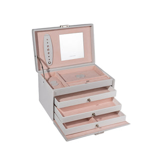 CLASSICO Schmuckkoffer Echt-Leder rosé Edition