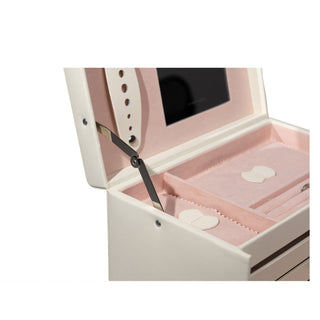 CLASSICO Schmuckkoffer Echt-Leder rosé Edition