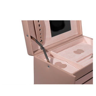 CLASSICO Schmuckkoffer Echt-Leder rosé Edition
