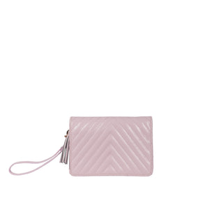 Schmucketui als Clutch, echt Leder