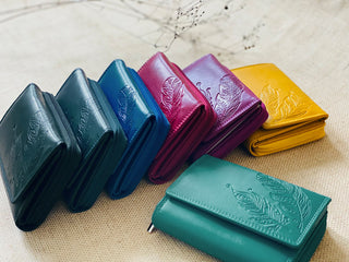 Wallet set 7 colors leather RFID NFC SAFE