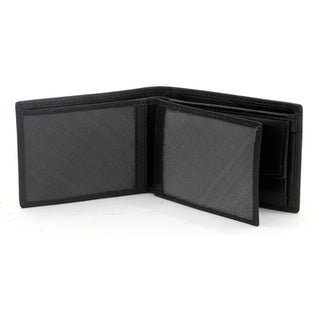 Mini wallet leather with RFID NFC scan protection TÜV tested