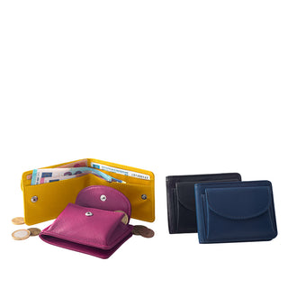 Mini purse assorted colors, leather, VE10