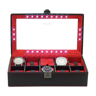 LED watch case carbon 9 watches